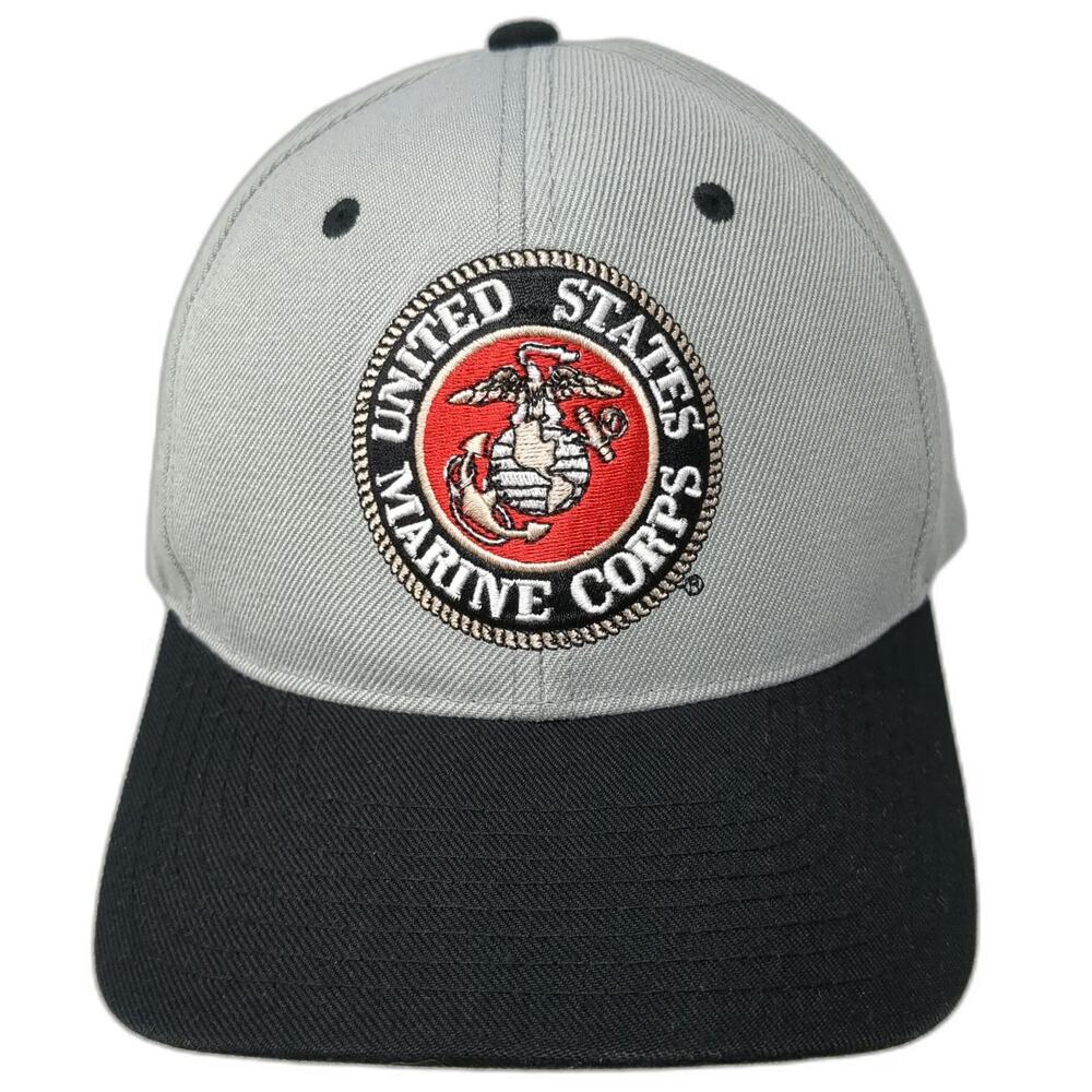 Rapid Dominance United States Marine Corps Snapback Hat Gray One Size USMC EGA